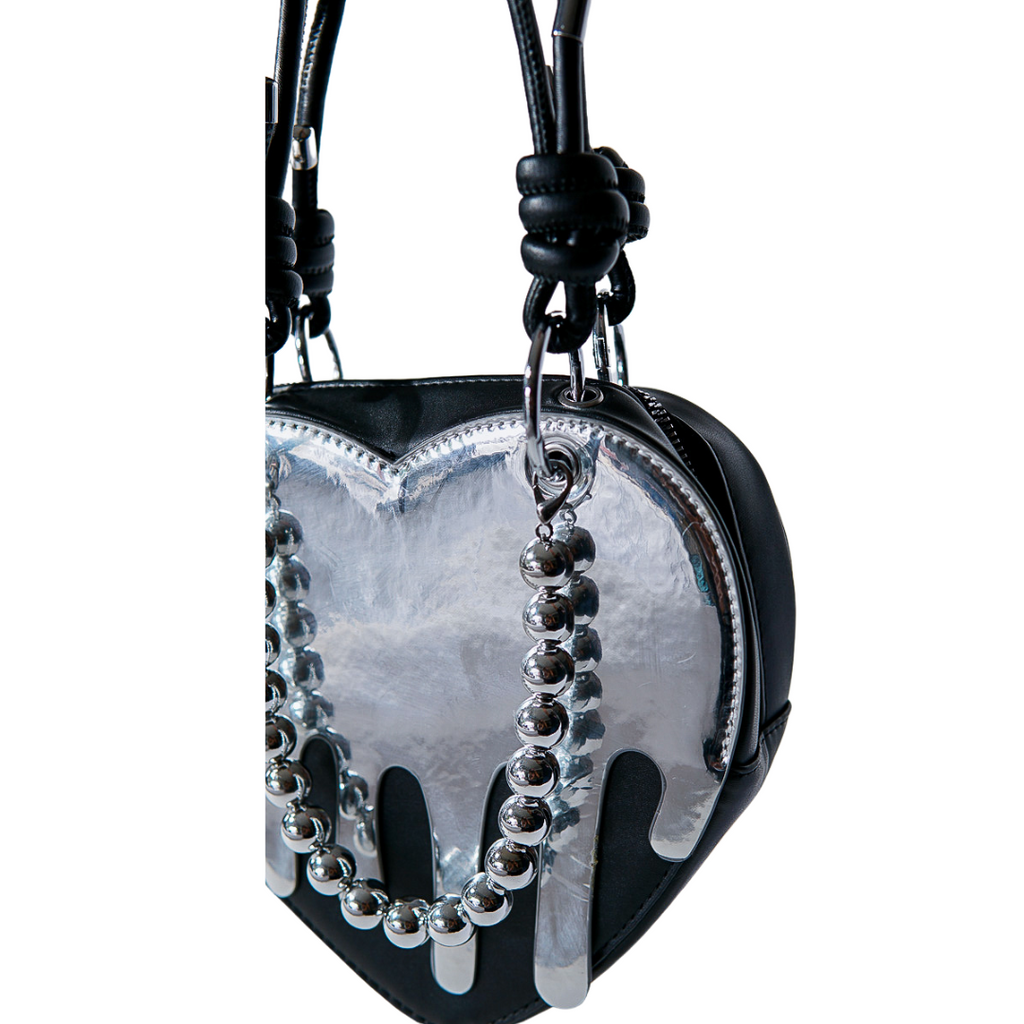 Drippin' Heart 4-Piece Bag Set (Black)