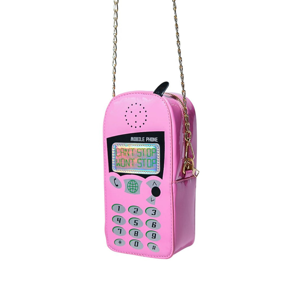Cant Stop Retro Phone Bag (Pink)