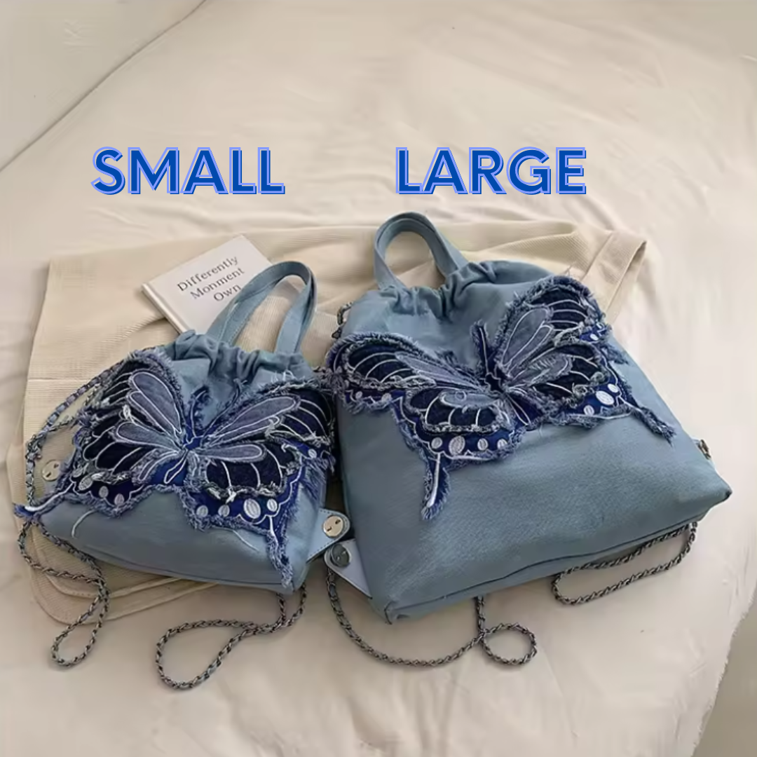 Denim Butterfly 3-Piece Set (Large)