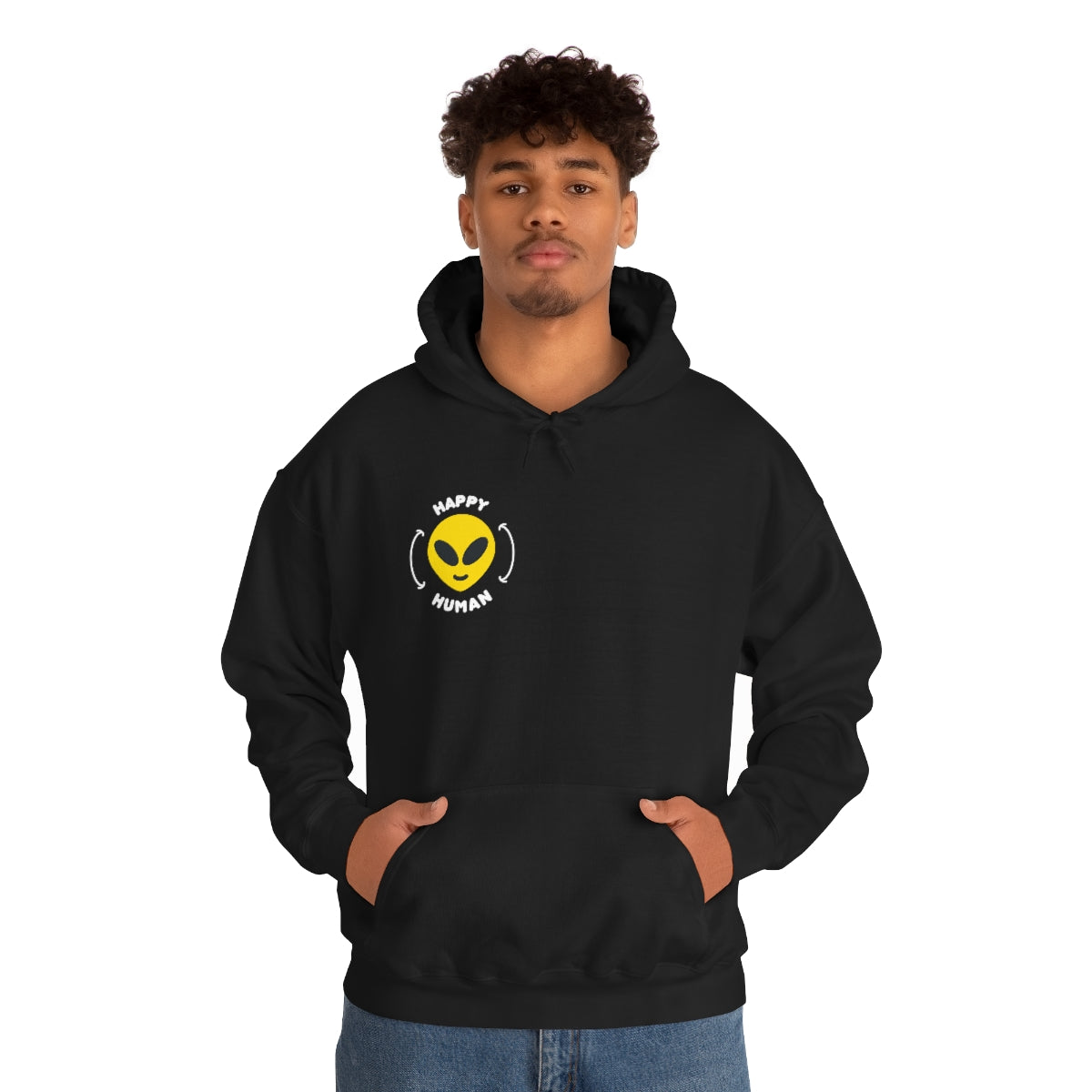 Black alien hoodie online