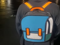 BBXO CARTOON 2D BACKPACK BLUE