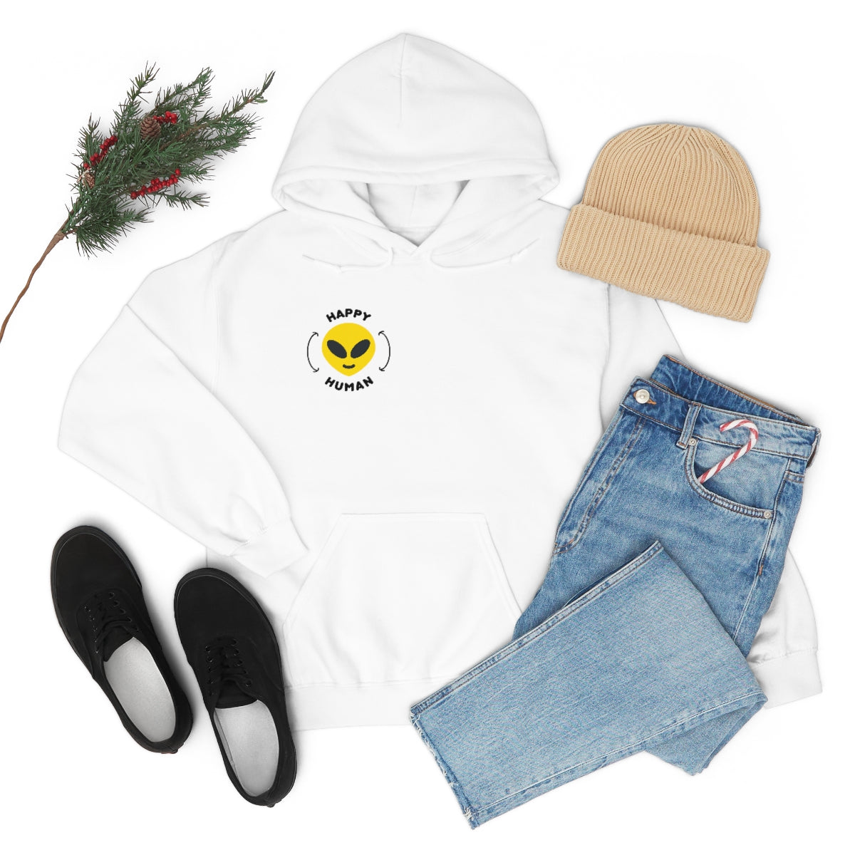 Happy Human Alien - Unisex Hoodie