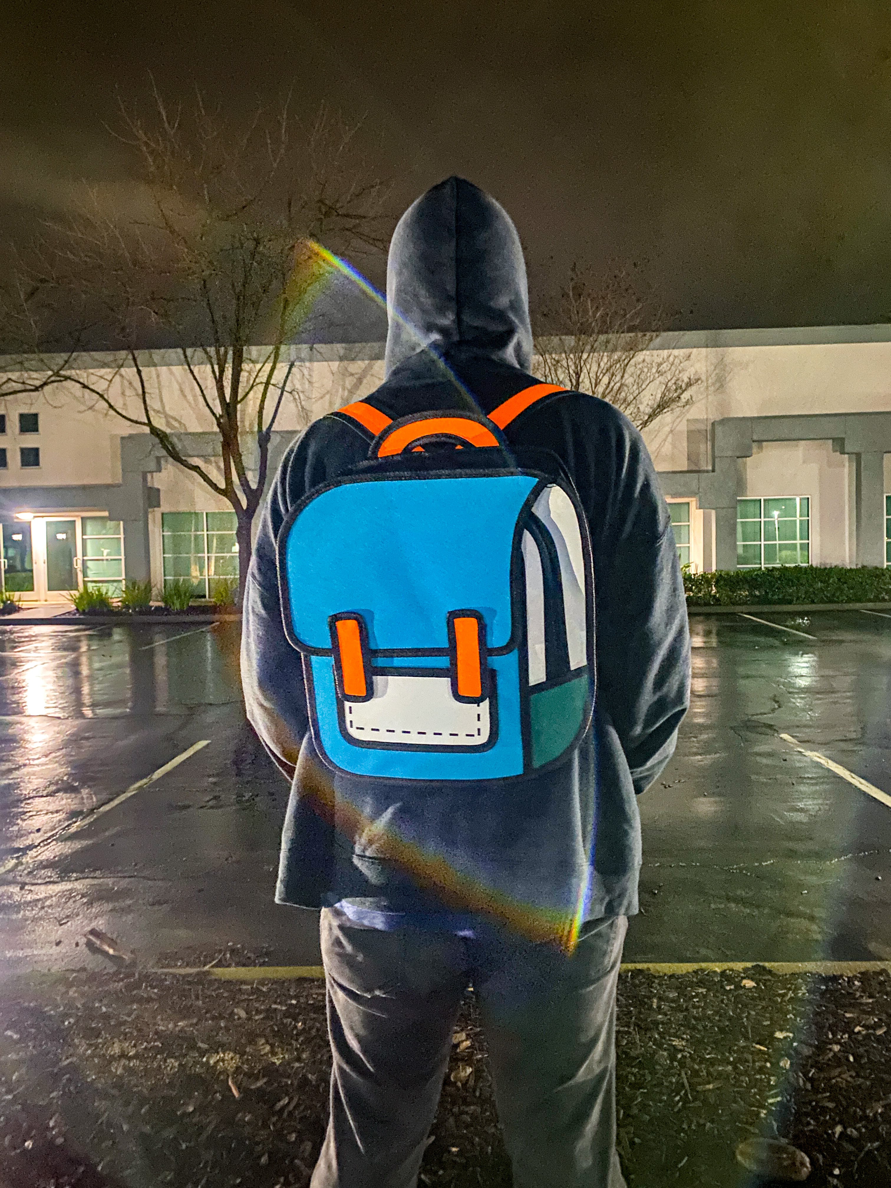 BBXO CARTOON 2D BACKPACK blue