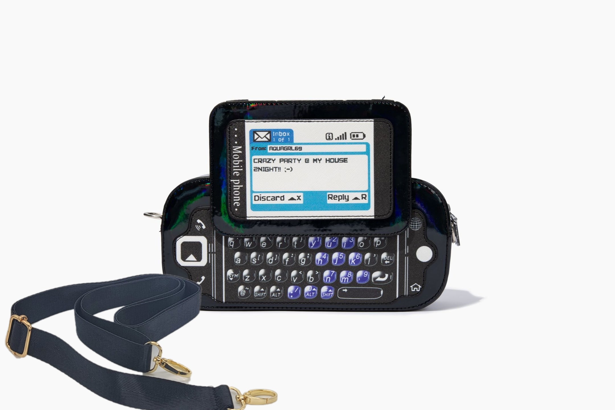Digital Throwback Crossbody (Black)